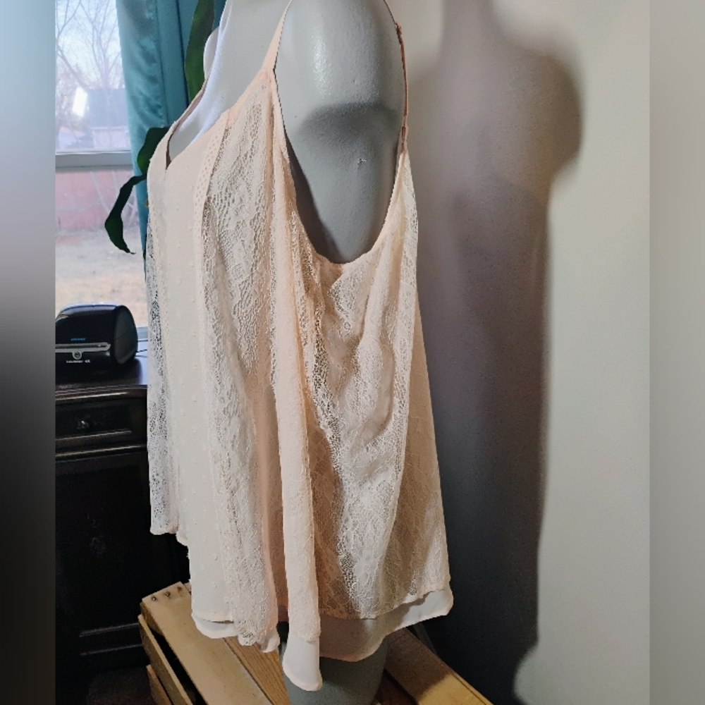 π Torrid, lace layered tank top, NEW with tags 2X FINAL PRICE DROP π§π§π§π§ - Picture 5 of 8